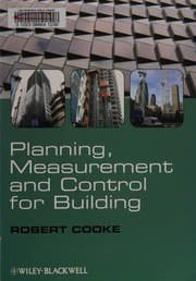 Tapa de Planning, measurement, and control for building
