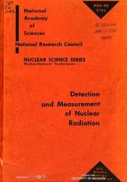 Tapa de Detection and measurement of nuclear radiation