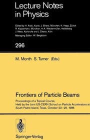 Tapa de Frontiers of Particle Beams
