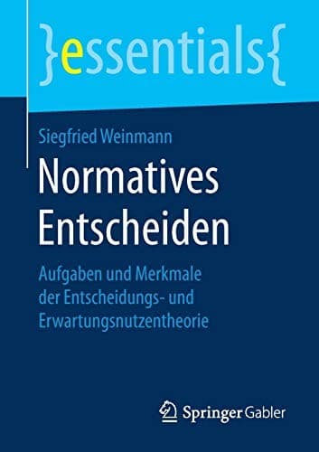 Tapa de Normatives Entscheiden