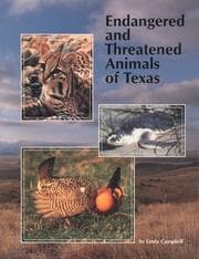 Tapa de Endangered and threatened animals of Texas