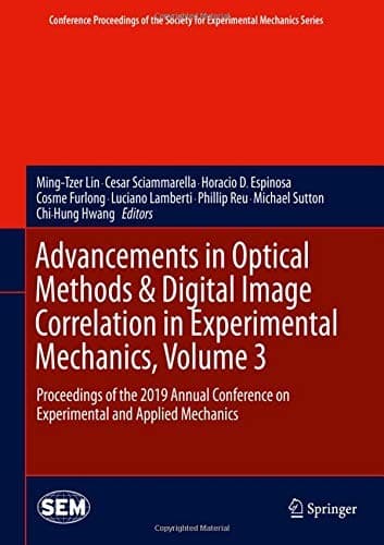 Tapa de Advancements in Optical Methods & Digital Image Correlation in Experimental Mechanics, Volume 3