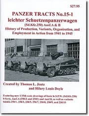 Tapa de Leichter Schuetzenpanzerwagen Ausf.A & B - History of Production, Variants, Organizatio