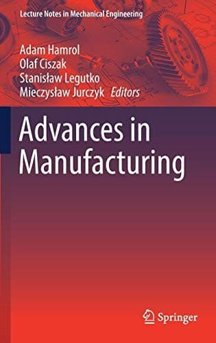 Tapa de Advances in Manufacturing