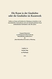 Tapa de Die Kunst in der Geschichte oder die Geschichte im Kunstwerk