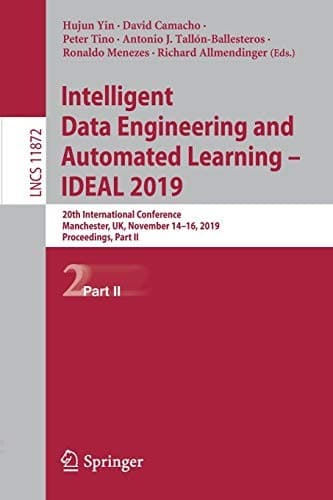 Tapa de Intelligent Data Engineering and Automated Learning – IDEAL 2019