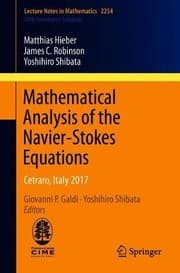Tapa de Mathematical Analysis of the Navier-Stokes Equations