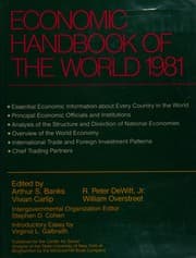Tapa de Economic handbook of the world, 1981