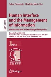 Tapa de Human Interface and the Management of Information. Visual Information and Knowledge Management