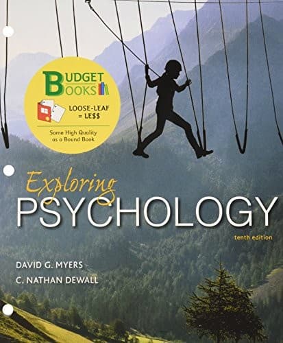 Tapa de Loose-leaf Version for Exploring Psychology