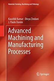 Tapa de Advanced Machining and Manufacturing Processes