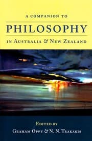 Tapa de A Companion to Philosophy in Australia and New Zealand