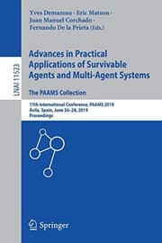 Tapa de Advances in Practical Applications of Survivable Agents and Multi-Agent Systems : The PAAMS Collection