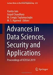 Tapa de Advances in Data Sciences, Security and Applications