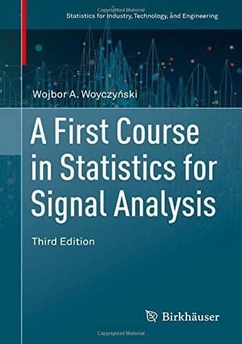 Tapa de A First Course in Statistics for Signal Analysis