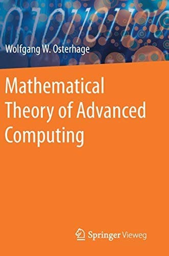 Tapa de Mathematical Theory of Advanced Computing