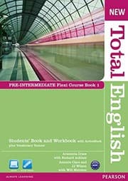 Tapa de NEW TOTAL ENGLISH PRE-INT.- FLEXI PACK 1