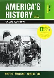 Tapa de Loose-leaf Version of America's History, Value Edition, Volume 1 8e & LaunchPad for America's History Volume I 6e & America