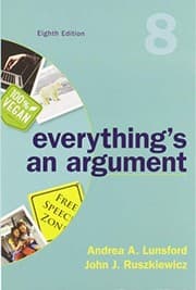 Tapa de Everything's an Argument 8e & Documenting Sources in APA Style