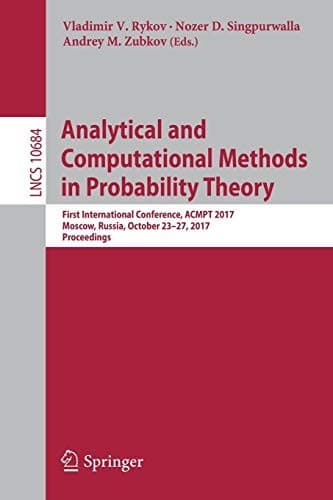 Tapa de Analytical and Computational Methods in Probability Theory