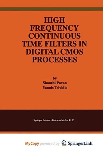 Tapa de High Frequency Continuous Time Filters in Digital CMOS Processes
