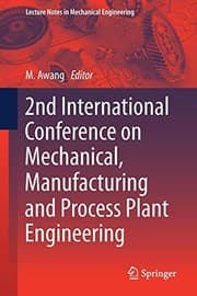 Tapa de 2nd International Conference on Mechanical, Manufacturing and Process Plant Engineering
