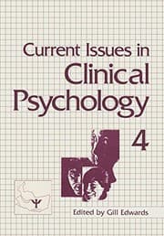 Tapa de Current Issues in Clinical Psychology