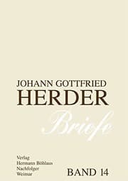 Tapa de Johann Gottfried Herder. Briefe. : Vierzehnter Band