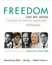 Tapa de Freedom on My Mind : A History of African Americans with Documents, Vol. 2