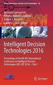 Tapa de Intelligent Decision Technologies 2016