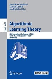 Tapa de Algorithmic Learning Theory