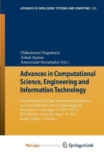 Tapa de Advances in Computational Science, Engineering and Information Technology
