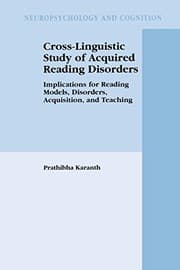 Tapa de Cross-linguistic study of acquired reading disorders