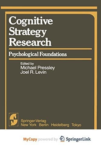 Tapa de Cognitive Strategy Research : Part 1