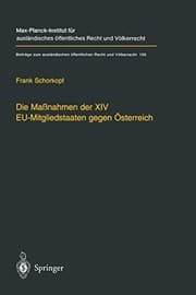 Tapa de Die Maßnahmen der XIV EU-Mitgliedstaaten gegen Österreich