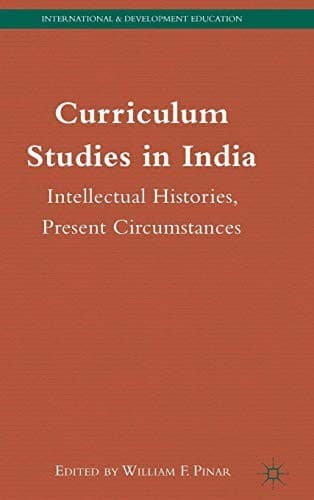 Tapa de Curriculum Studies in India