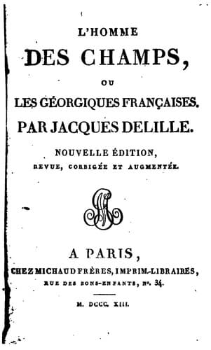 Tapa de L' homme des champs