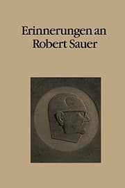 Tapa de Erinnerungen an Robert Sauer