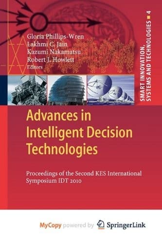 Tapa de Advances in Intelligent Decision Technologies