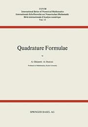 Tapa de Quadrature Formulae