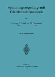Tapa de Spannungsregelung mit Gleittransformatoren