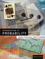 Tapa de Introduction to probability