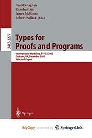 Tapa de Types for Proofs and Programs