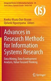 Tapa de Advances in Research Methods for Information Systems Research