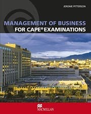 Tapa de Management of Business for CAPE Examinations