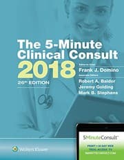 Tapa de The 5-Minute Clinical Consult 2018