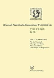 Tapa de Für eine Grammatik mit Augen und Ohren, Händen und Füßen ― am Beispiel der Präpositionen