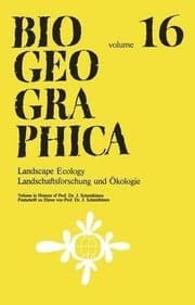 Tapa de Landscape Ecology/Landschaftsforschung und Ökologie