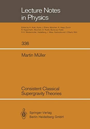 Tapa de Consistent Classical Supergravity Theories