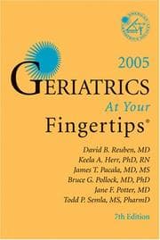 Tapa de Geriatrics At Your Fingertips, 2005